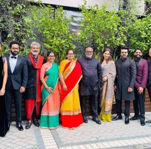 RRR Team at Golden Globe Awards Photos