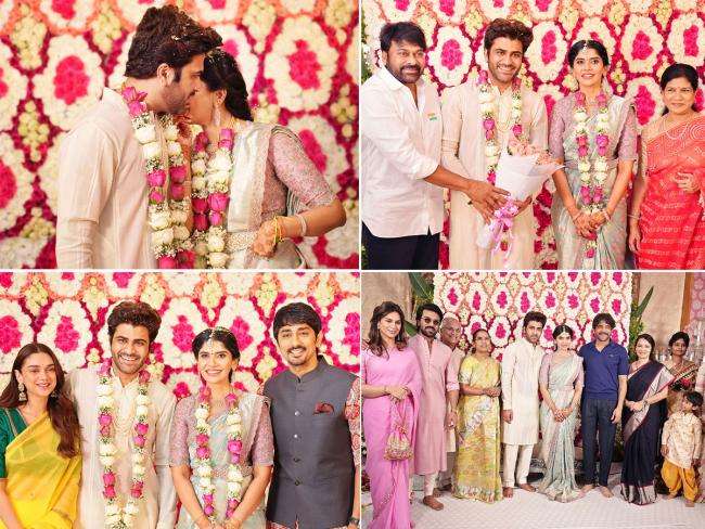 Sharwanand Engagement Photos :  శర్వానంద్ నిశ్చితార్థం.. టాలీవుడ్ సెలబ్రిటీల సందడి (ఫొటోలు)..