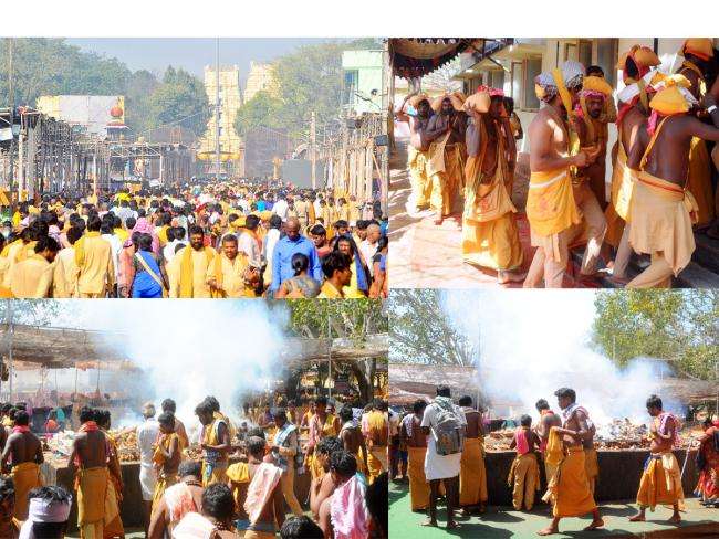 Shivaratri celebrations in srisailam : మహాశివరాత్రి సందర్భంగా భక్తులతో కిటకిటలాడుతున్న శ్రీశైల శైవ క్షేత్రం (ఫోటోలు)..
