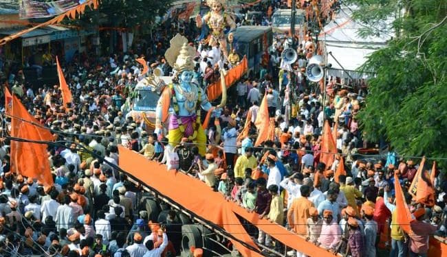 Hyderabad : జైశ్రీరామ్ నినాదాలతో మార్మోగిన హైదరాబాద్ (ఫోటోలు)..