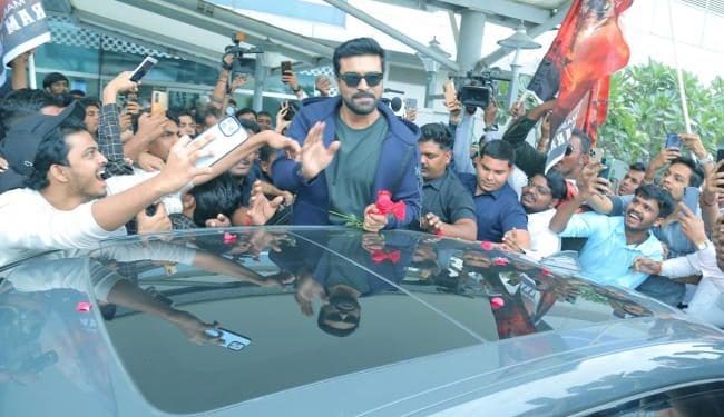 Ram Charan : గ్లోబల్ స్టార్ రామ్ చరణ్ కు ఢిల్లీలో గ్రాండ్ వెల్కమ్..