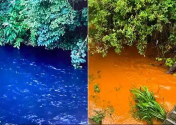 Uk River : ఆ నదిలో నీళ్లు ఒకేసారి రెండు రంగుల్లోకి.. కారణం ఇదే..