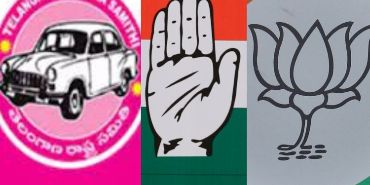 2023 Elections in Telangana : తెలంగాణ రాజకీయ పార్టీలలో గెలుపు వరాన్ని కలవర పెడుతున్న ఆంశాలు..