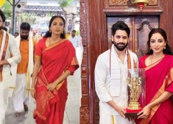 Naga Chaitanya Sobitha: శ్రీవారి సేవలో నాగచైతన్య-శోభిత.. పట్టు వస్త్రాల్లో కొత్త జంట ఎంత క్యూట్ ఉందంటే?