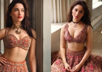 Tamannaah Bhatia: అందంతో మాయ చేస్తున్న తమన్నా.. సంప్రదాయ గాగ్రాలో మిల్కీ బ్యూటీ మెరుపులు!