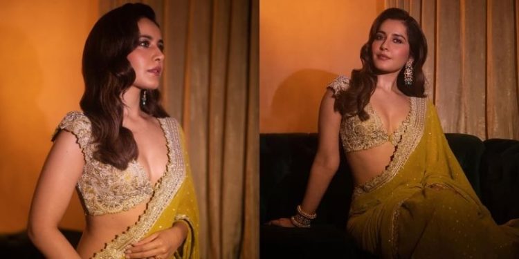 Raashi Khanna: అందాల రాశీ.. చీరకట్టులో పరువాలతో కట్టిపడేస్తున్న ముద్దుగుమ్మ
