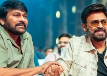 Chiranjeevi Venkatesh: వెంకీ మామకు వెల్కమ్ చెప్పిన ‘మన శంకర వరప్రసాద్ గారు’
